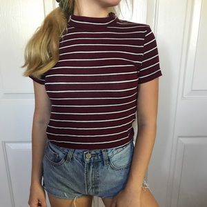 striped top